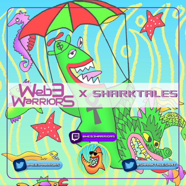 Web3 Warriors Episode 15: SharkTales Art by Miripolsky & Ravin' Dave